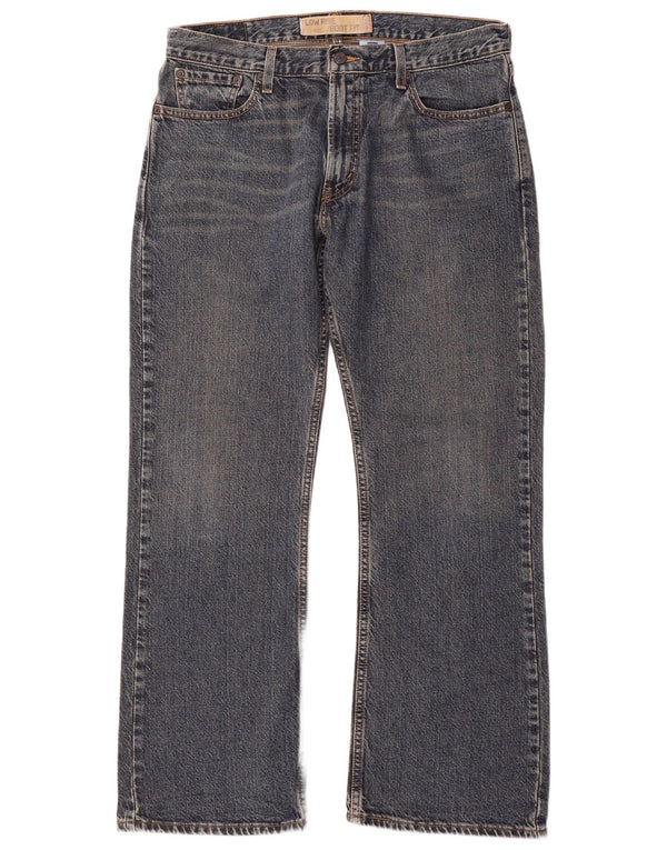 Мужские джинсы Bootcut с низкой талией Levi's 527 W34 L30, синие, хлопок