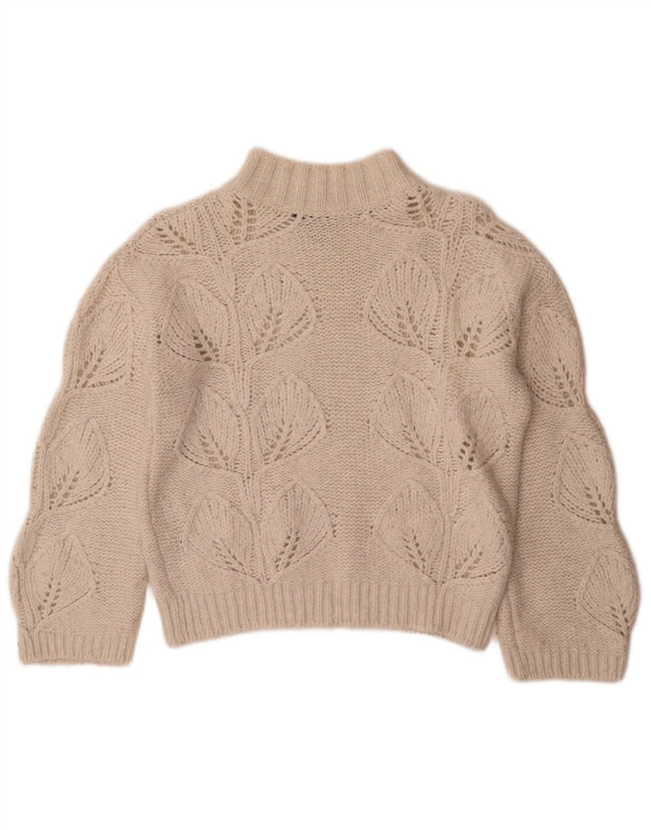 Женский джемпер с высоким воротником Massimo Dutti UK 4 XS Off White
