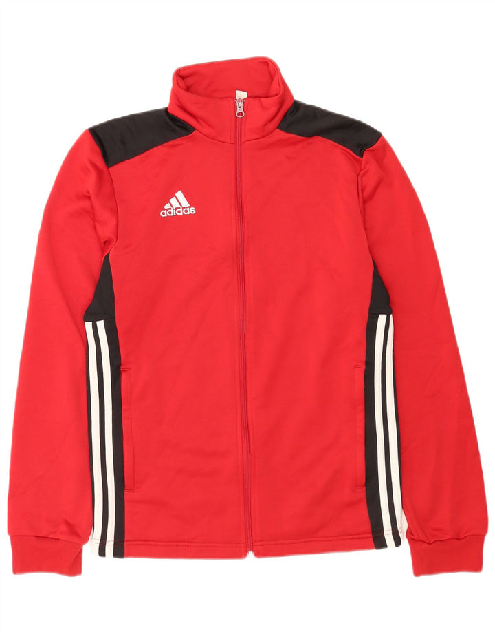 Мужской спортивный костюм Adidas, верхняя куртка, маленький красный полиэстер с цветными блоками