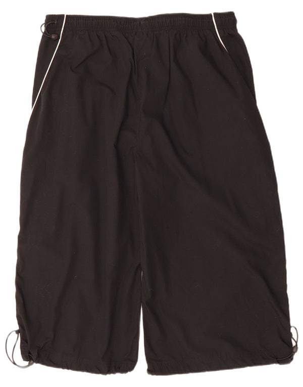 Мужские спортивные шорты-бермуды Nike XL, черные, полиэстер с цветными блоками