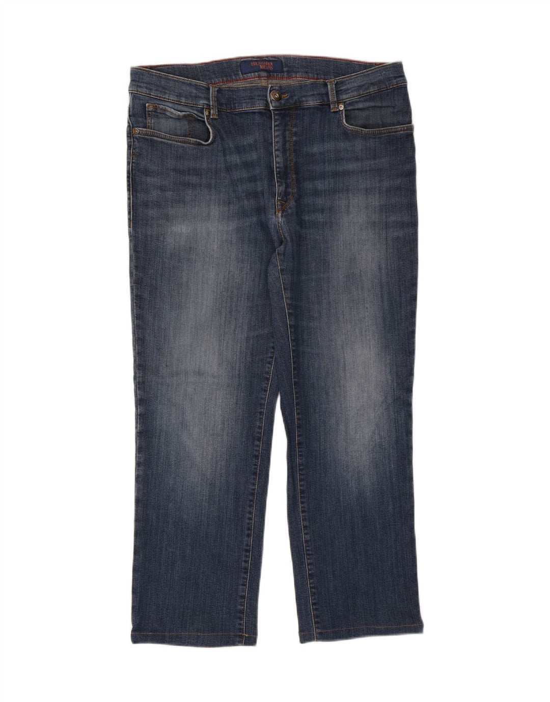TRUSSARDI Mens Cropped Jeans W40 L26 Blue Vintage Trussardi and Second-Hand Trussardi from Messina Hembry 