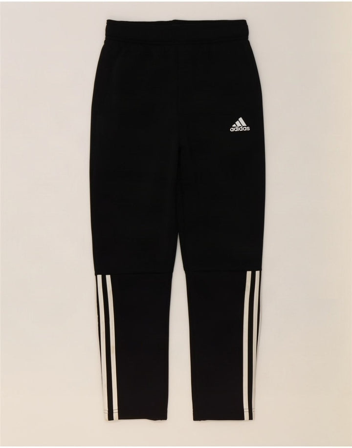 Спортивные брюки Adidas для мальчиков 9-10 лет, черный полиэстер
