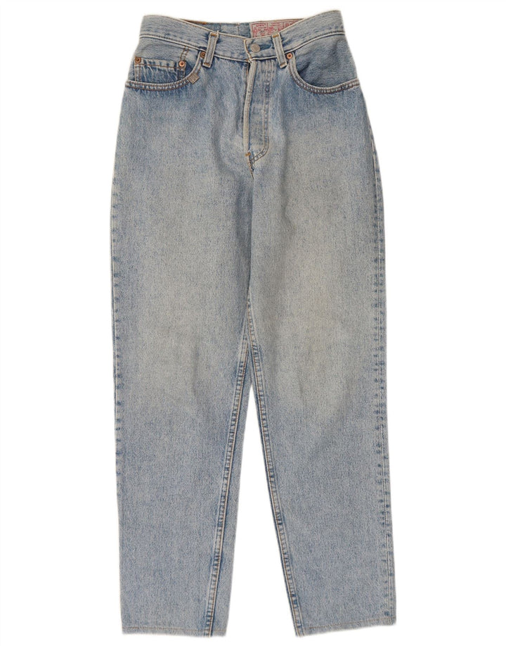 LEVI'S Womens 501 Tapered Jeans W28 L30 Blue Cotton