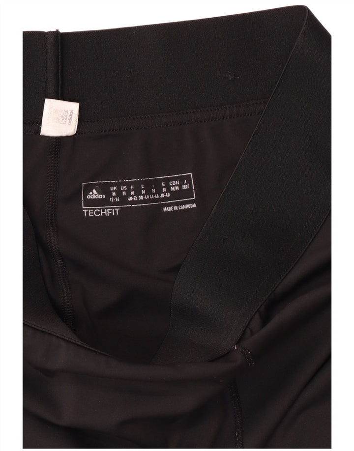 Женские леггинсы Adidas Tech Fit с рисунком UK 12/14, средние, черные