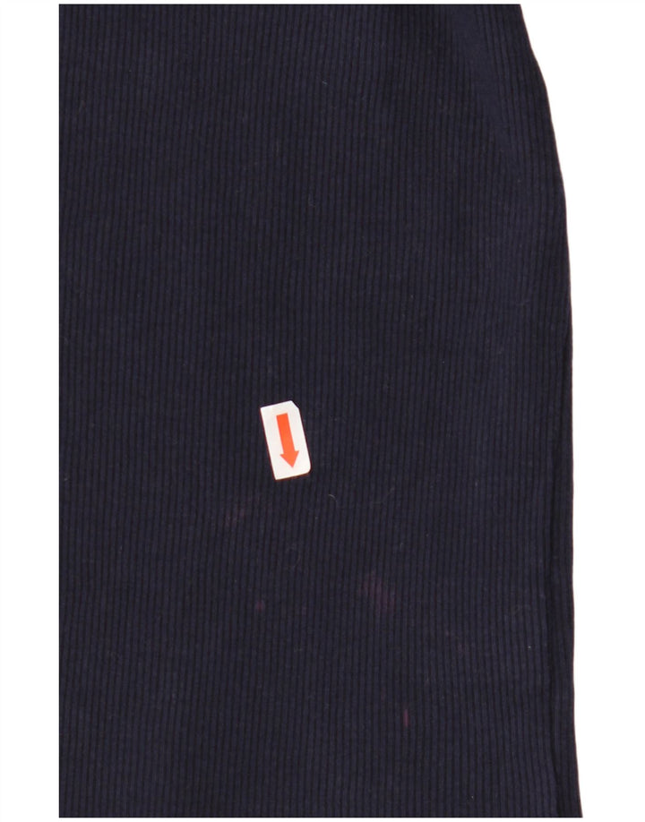 RALPH LAUREN Женский топ с рукавом 3/4, Великобритания, 18 XL, темно-синий, хлопок с цветными блоками