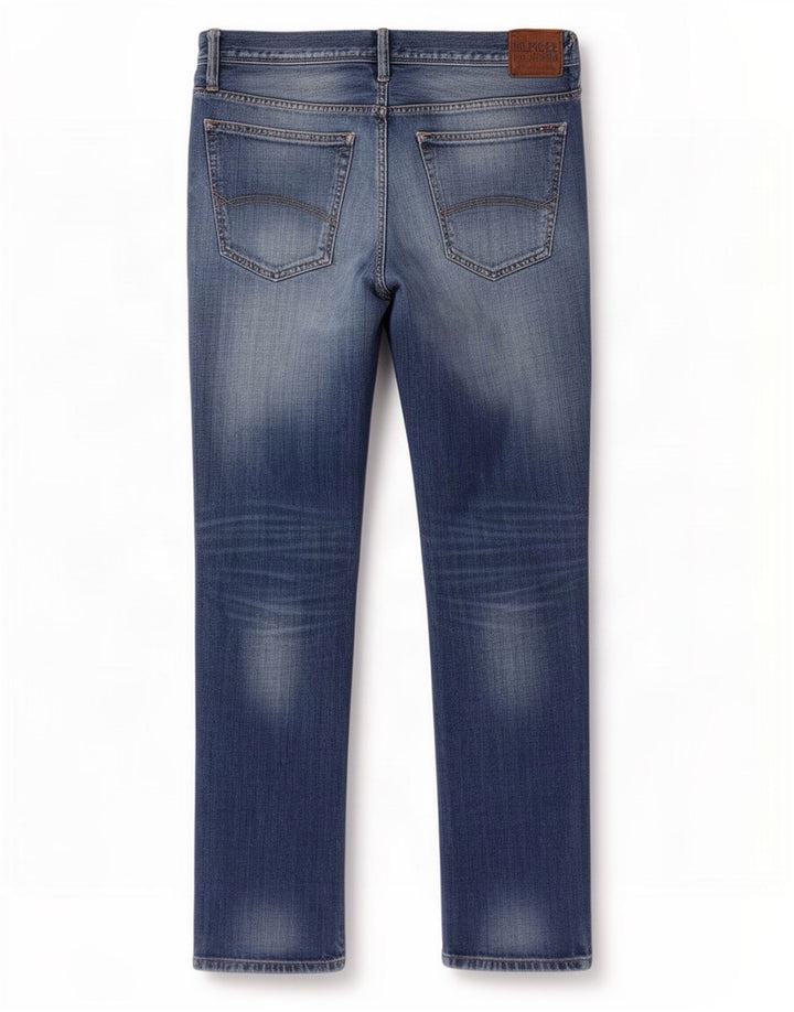 Мужские узкие джинсы Tommy Hilfiger W38 L30 синие