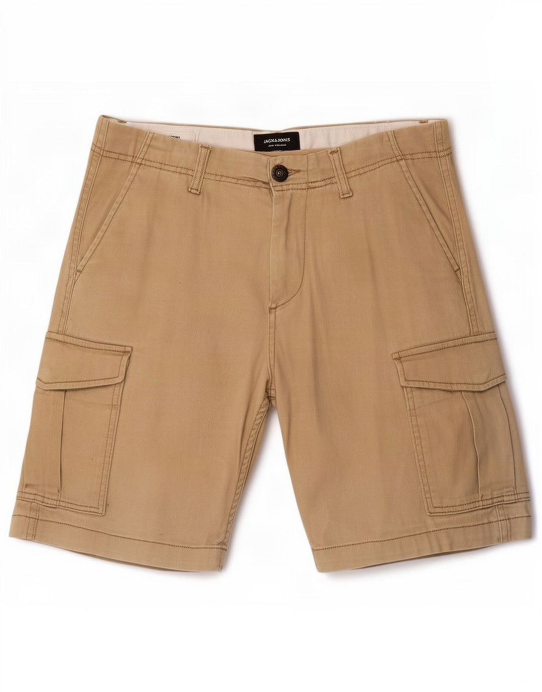 Jack & Jones Мужские шорты карго, маленькие W32, бежевые, хлопок