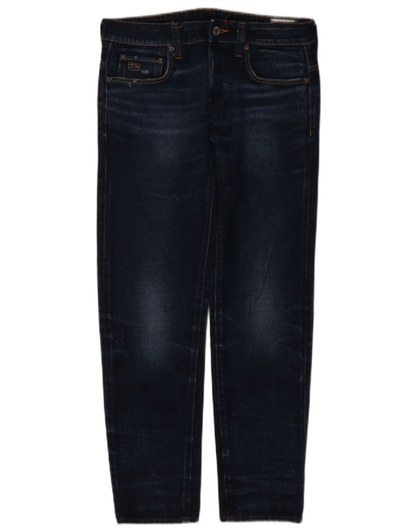 Женские джинсы G-Star 3301 Slim W28 L30 Темно-синие, хлопок