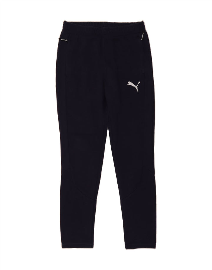 PUMA Mens Tracksuit Trousers Medium  Navy Blue Cotton Vintage Puma and Second-Hand Puma from Messina Hembry 