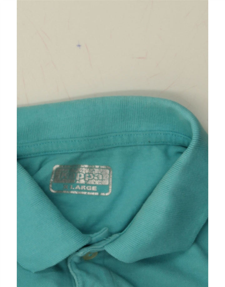 KAPPA Mens Polo Shirt XL Blue Cotton Vintage Kappa and Second-Hand Kappa from Messina Hembry 