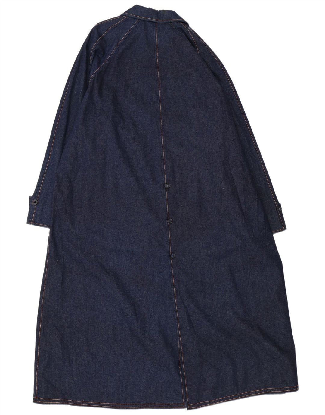 VINTAGE Мужское джинсовое пальто оверсайз UK 18 XL Темно-синее