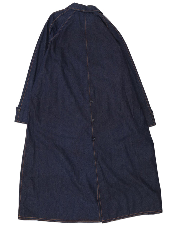 VINTAGE Мужское джинсовое пальто оверсайз UK 18 XL Темно-синее