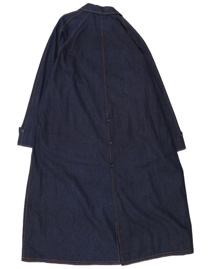 VINTAGE Мужское джинсовое пальто оверсайз UK 18 XL Темно-синее