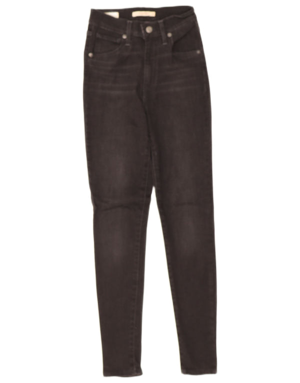 Женские джинсы суперскинни Levi's W25 L28 серого цвета, хлопок
