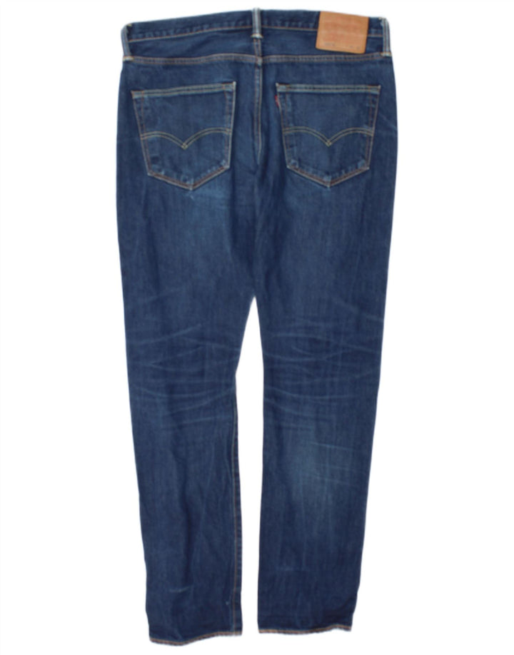 Мужские прямые джинсы Levi's 501 W34 L32 синие, хлопок