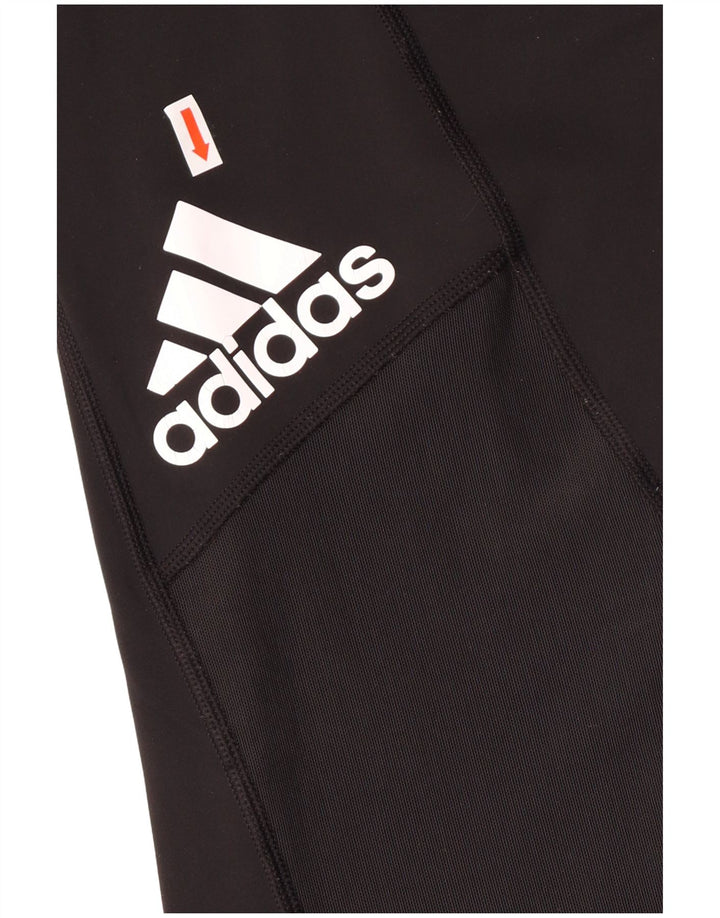 Женские леггинсы Adidas Tech Fit с рисунком UK 12/14, средние, черные