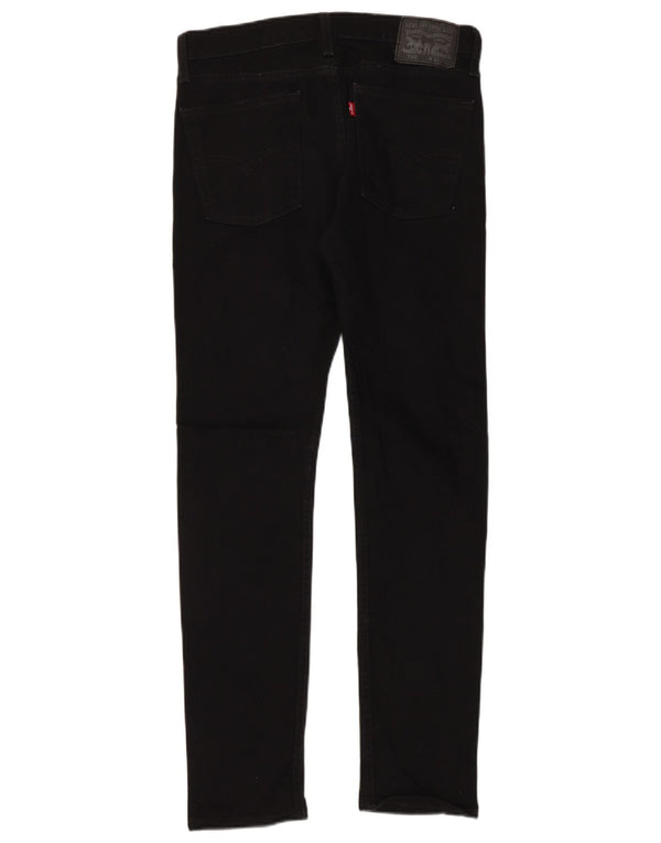 Мужские джинсы скинни Levi's 510 W32 L32, черный хлопок