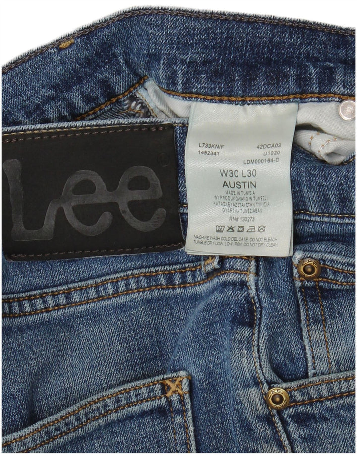 Мужские джинсы LEE Austin Slim W30 L30, синий хлопок