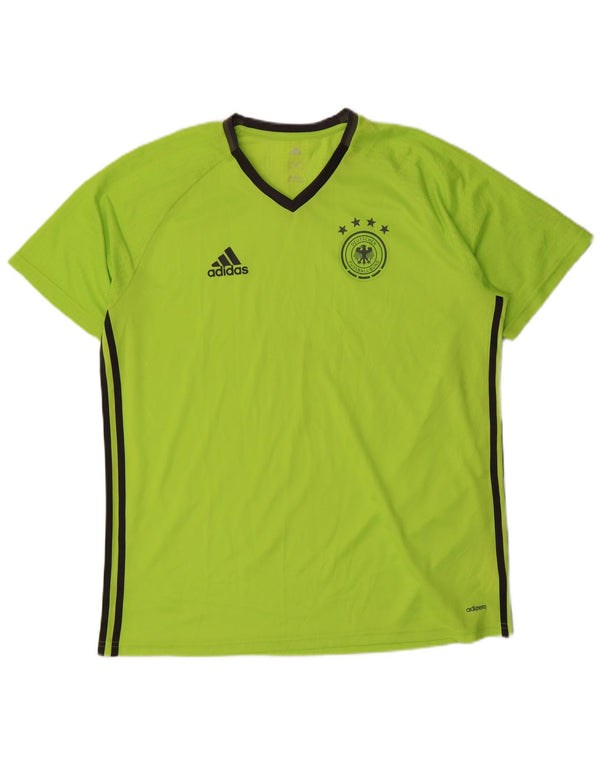Adidas Мужская футболка Deutscher Fussball Bund Top XL Зеленый полиэстер