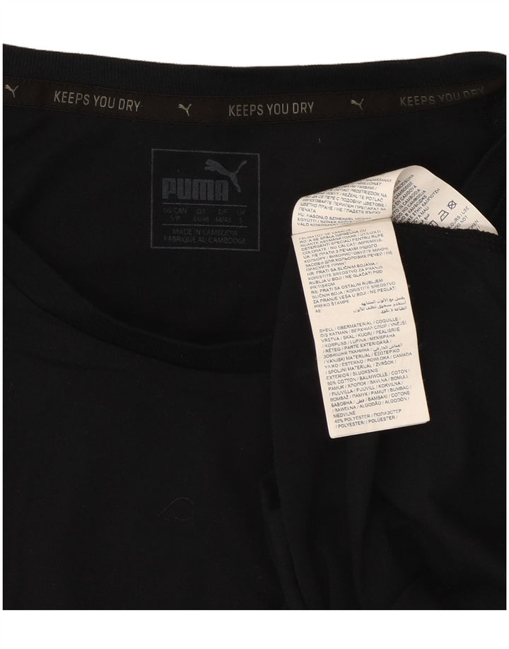 Мужская футболка Puma, маленький черный хлопок