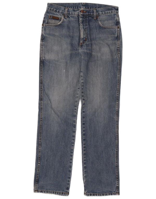 Мужские прямые джинсы Wrangler Texas W32 L32, синий хлопок