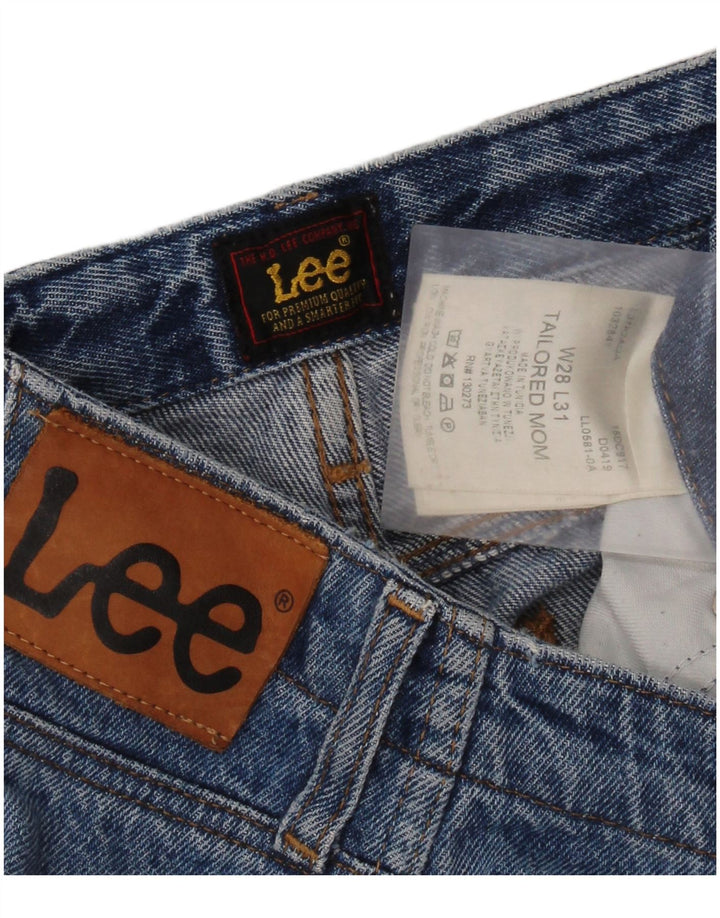 Женские зауженные джинсы LEE Mom W28 L31, синий хлопок