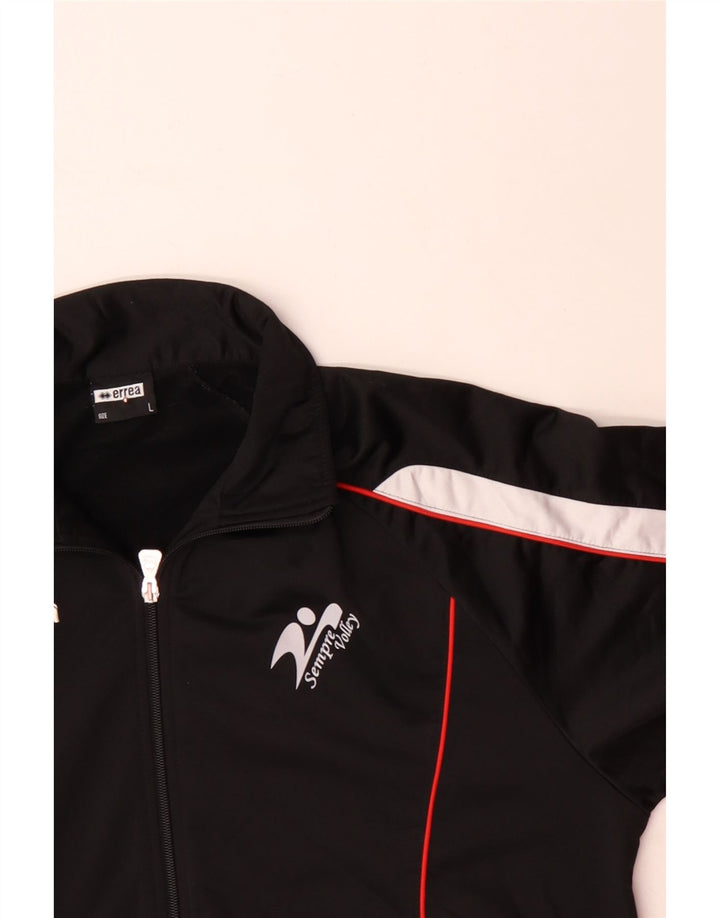 Мужской спортивный костюм ERREA с графическим рисунком, верхняя куртка, большой черный полиэстер с цветными блоками