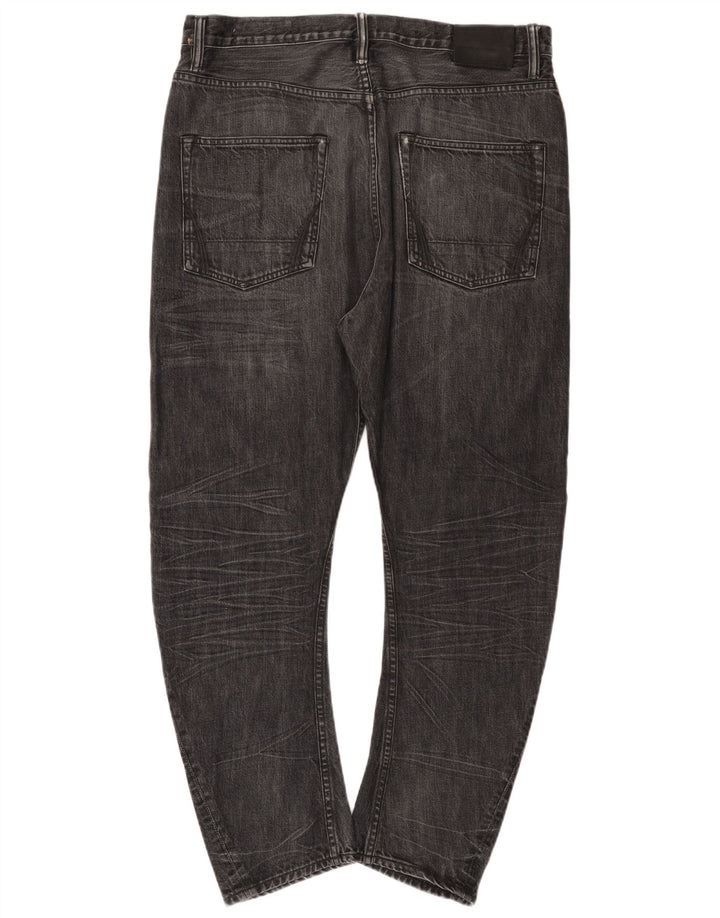 Мужские узкие джинсы All Saints W34 L27, черный хлопок