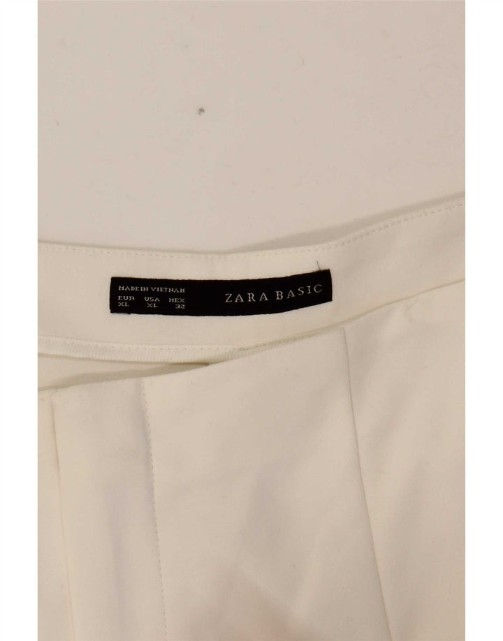 Женские повседневные брюки Zara Bootcut XL W32 L32 белые