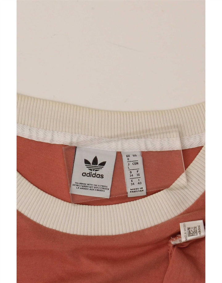 Женская футболка Adidas Top UK 8, маленькая розовая