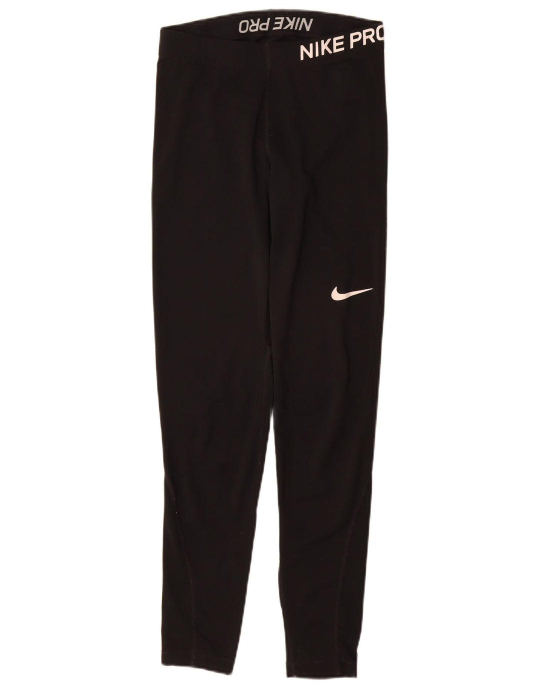 Женские леггинсы с рисунком Nike Dri Fit UK 10, маленькие черные, полиэстер