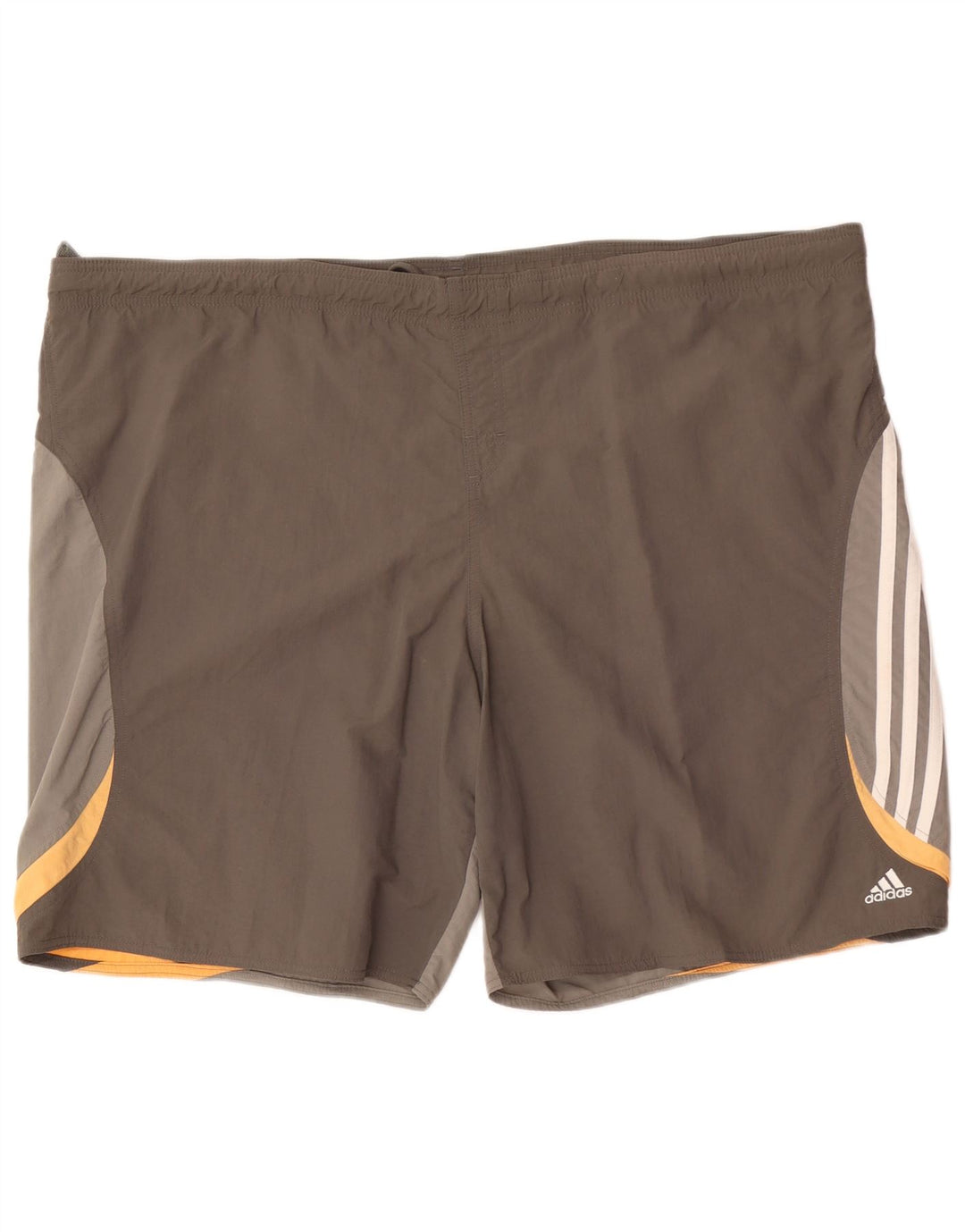 Мужские шорты для плавания Adidas 2XL, серые, нейлоновые с цветными блоками
