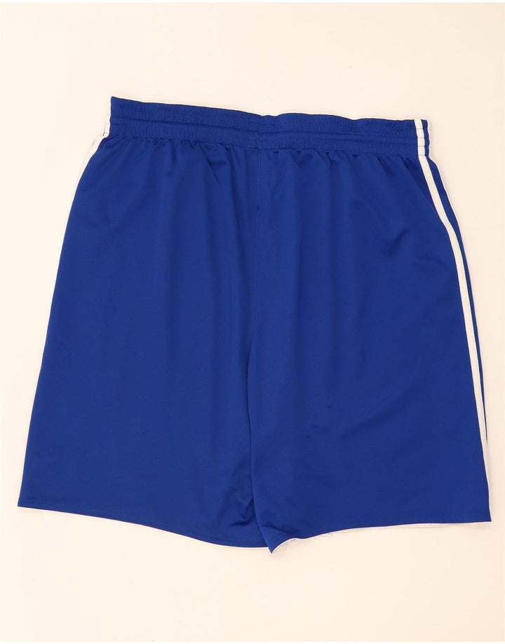 Мужские спортивные шорты Adidas XL синие из полиэстера