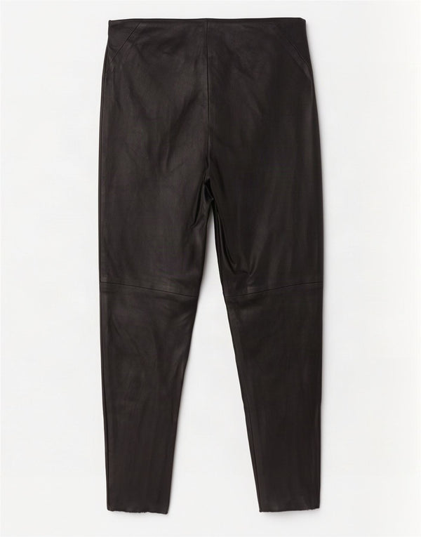 Женские узкие брюки из искусственной кожи Zara Medium W28 L27, черные, полиэстер
