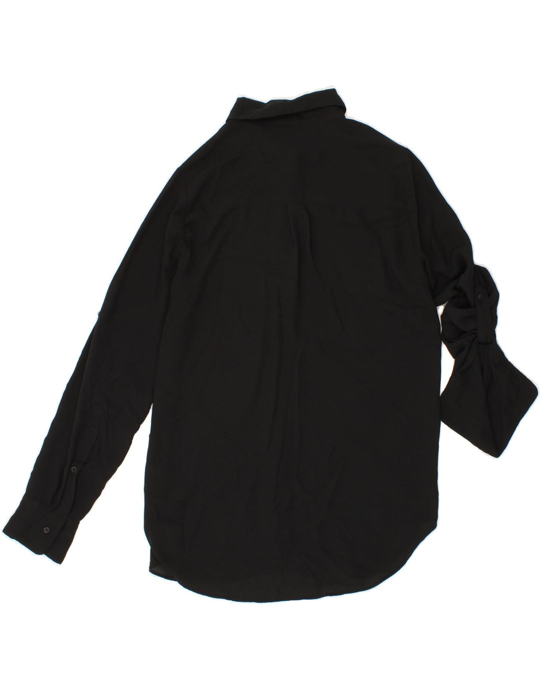 MOSSIMO Womens Shirt Blouse UK 10 Small Black Polyester Vintage Mossimo and Second-Hand Mossimo from Messina Hembry 