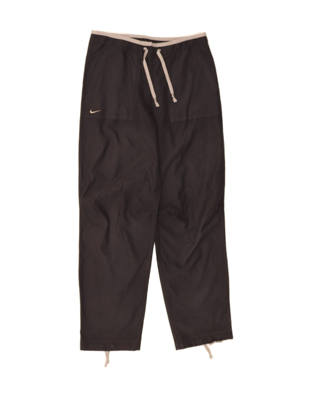 NIKE Womens Tracksuit Trousers US 8/10 Medium  Black Polyester Vintage Nike and Second-Hand Nike from Messina Hembry 
