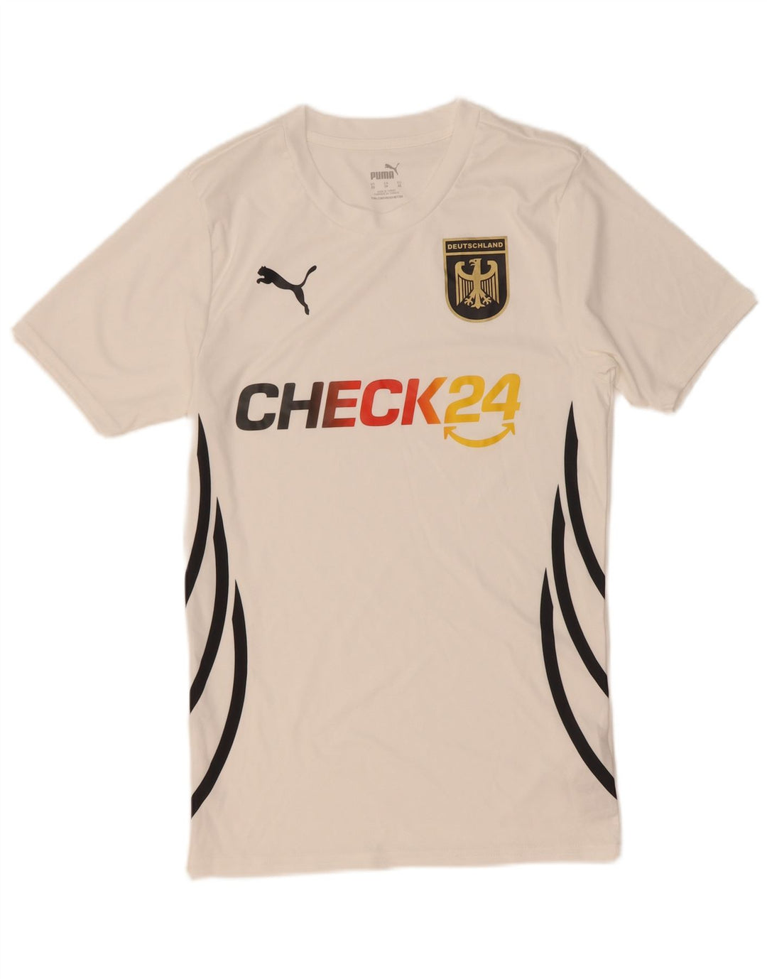 Мужская футболка с рисунком Puma Deutshland Top XS, белый полиэстер