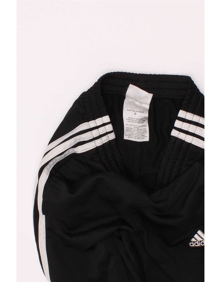 Спортивные брюки Adidas для мальчиков 5-6 лет, черный полиэстер