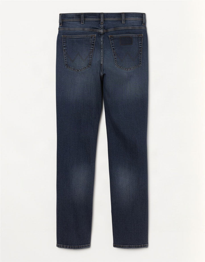 Мужские прямые джинсы Wrangler Texas W38 L32, синий хлопок