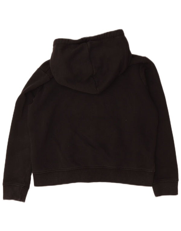 Женский джемпер с капюшоном Tommy Hilfiger UK 14, средний черный, хлопок