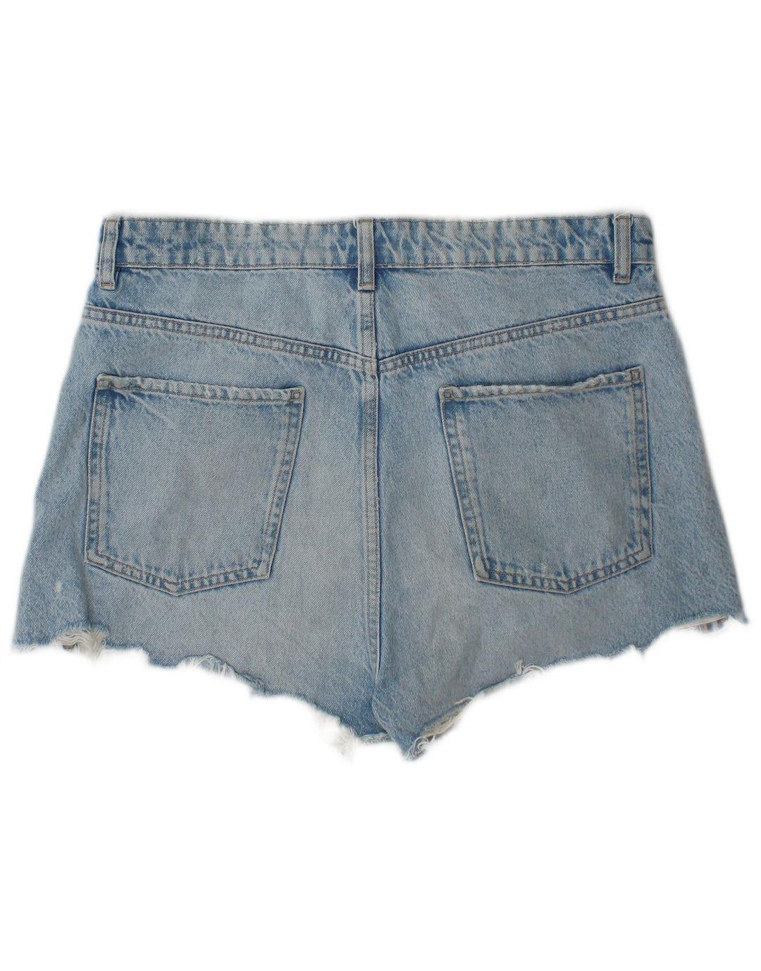 Женские джинсовые шорты Zara EU 44 XL W34 синие