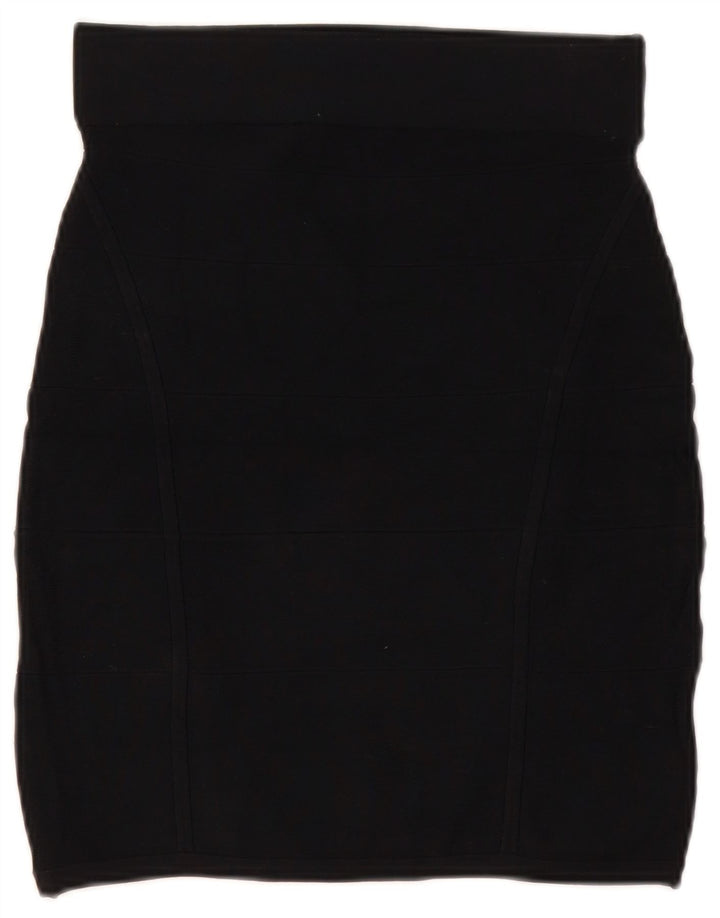 Женская юбка-карандаш Oasis UK 12 Medium W28 Черная вискоза
