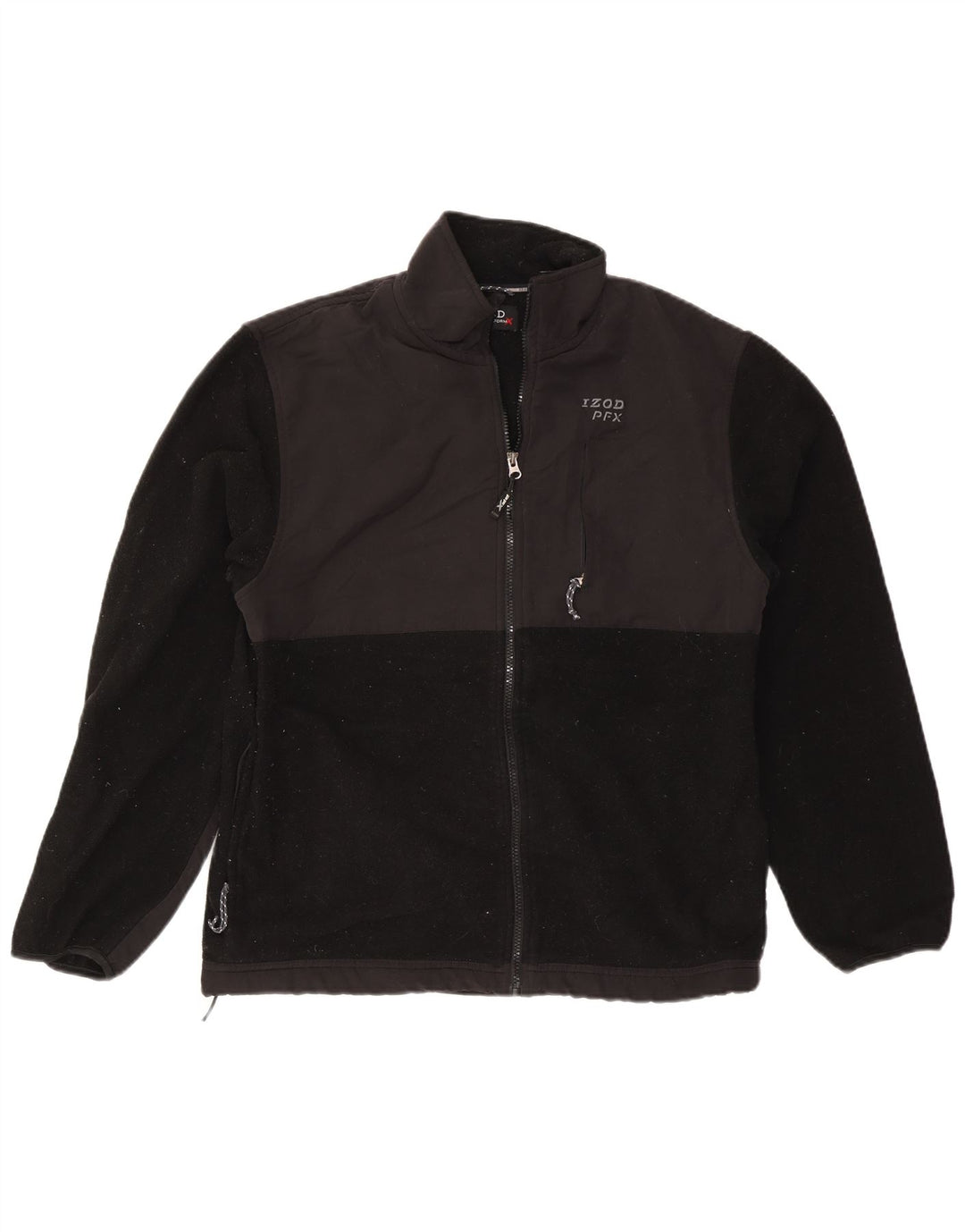 Мужская флисовая куртка IZOD UK 38, средний черный полиэстер