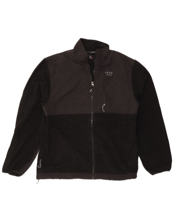 Мужская флисовая куртка IZOD UK 38, средний черный полиэстер