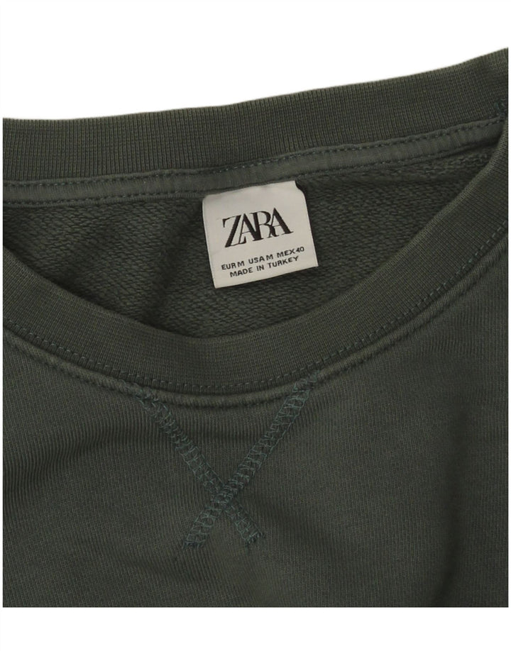 Мужской свитер Zara, средний зеленый