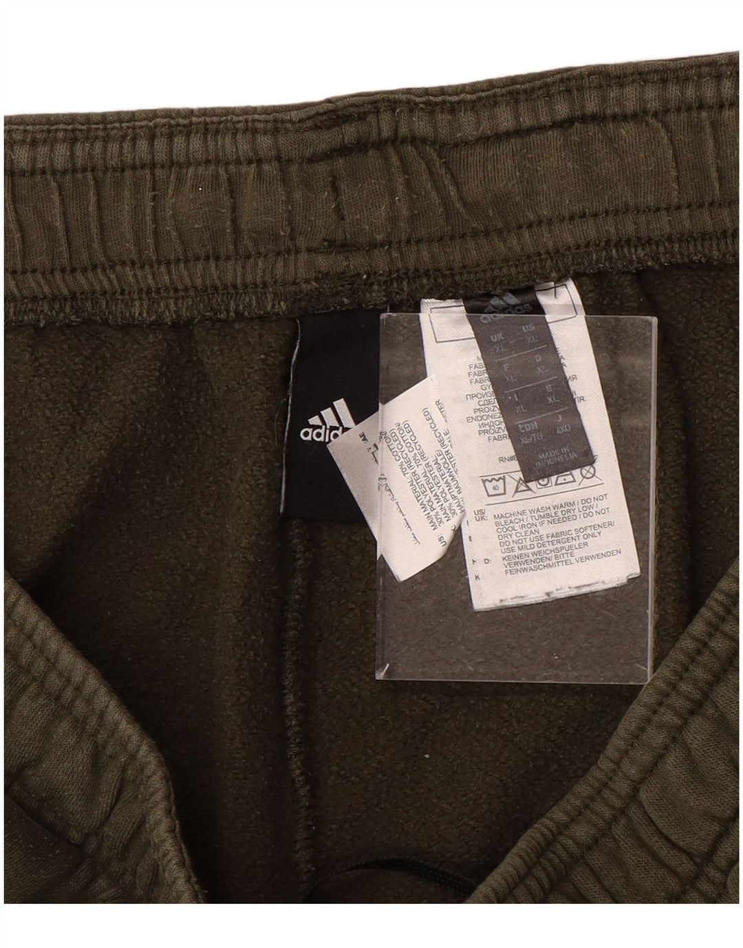Мужские спортивные брюки ADIDAS, джоггеры XL, хаки, хлопок
