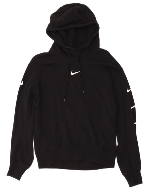 Женский джемпер с капюшоном Nike UK 16, большой черный, хлопок