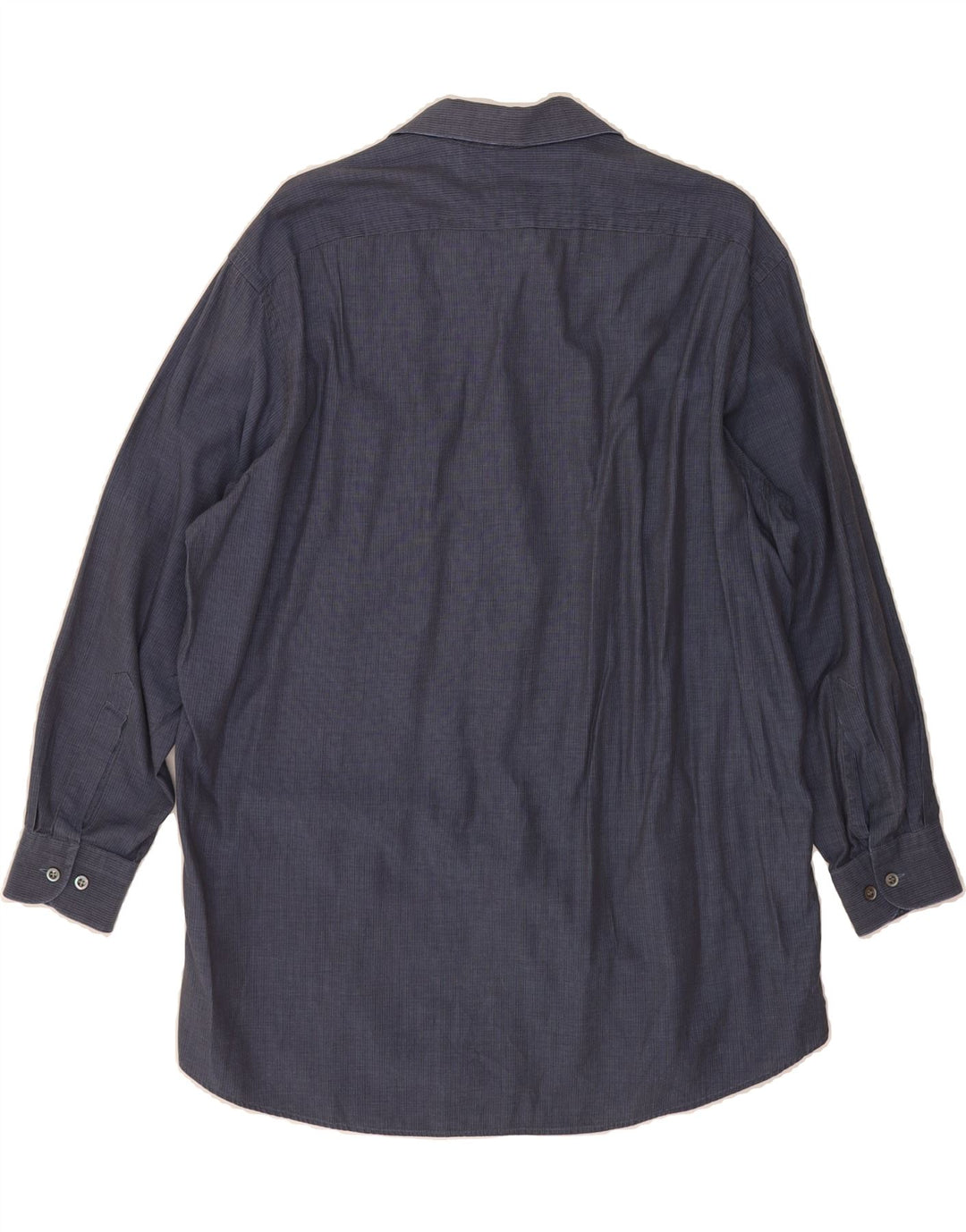 HUGO BOSS Mens Shirt Size 16 Large Blue Pinstripe Cotton Vintage Hugo Boss and Second-Hand Hugo Boss from Messina Hembry 
