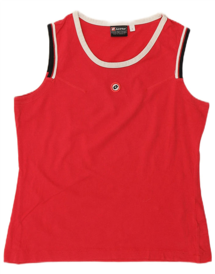 Женский жилет Lotto UK 12, хлопок среднего розового цвета