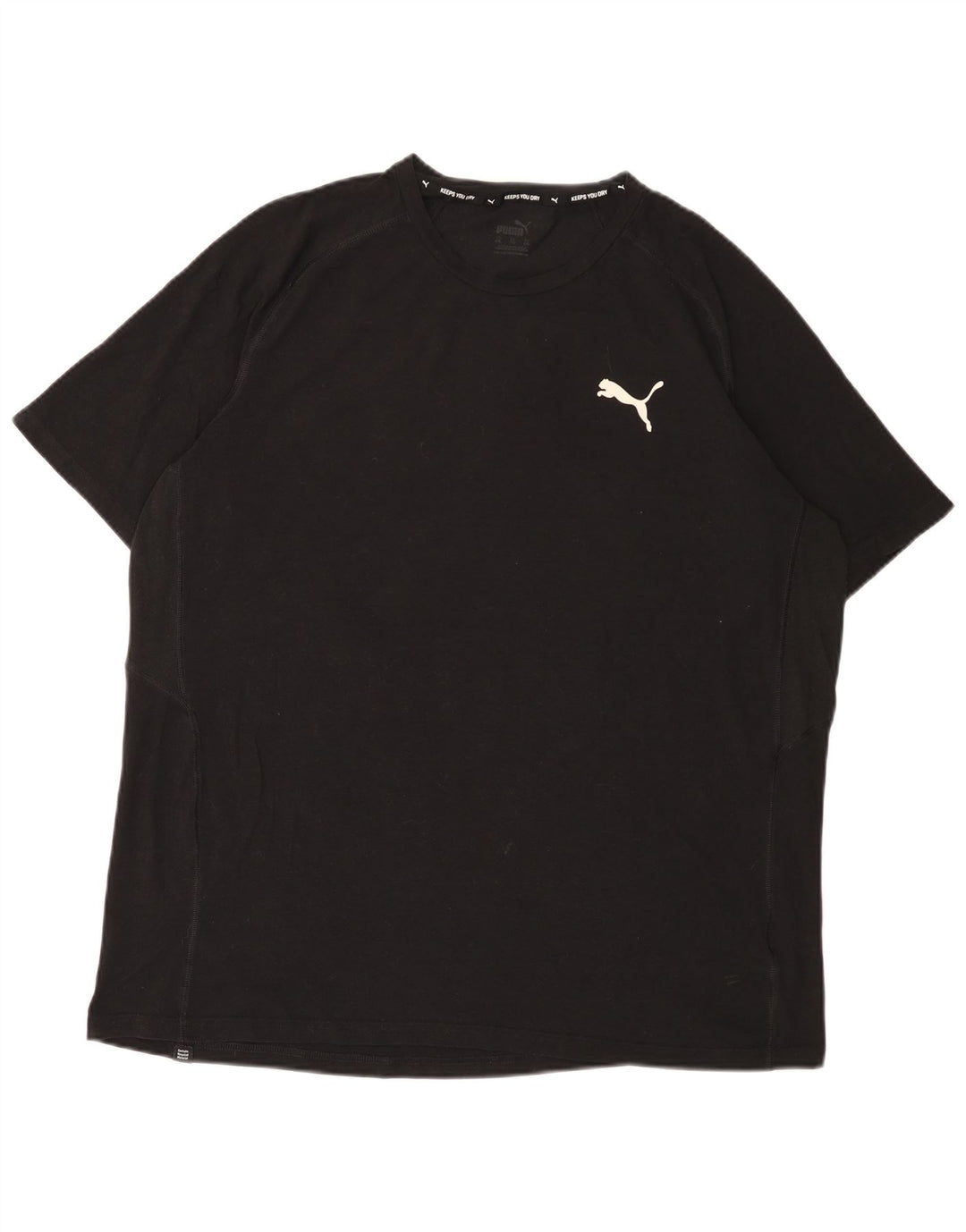 Мужская футболка Puma Top 2XL, черный хлопок